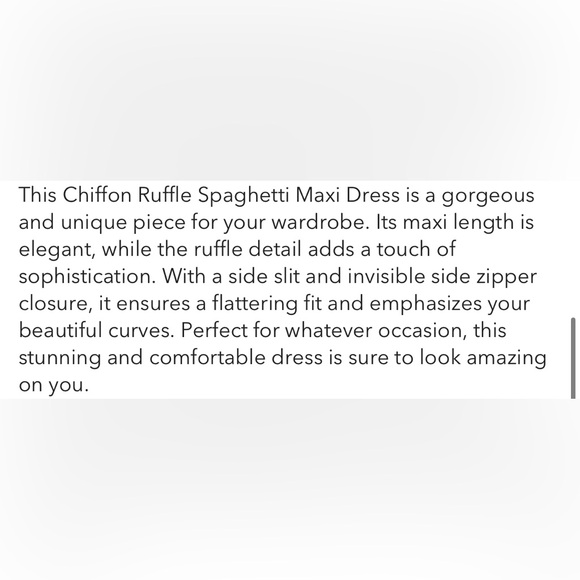 TUCKERNUCK Endless Rose strappy chiffon ruffled dress - Picture 12 of 13